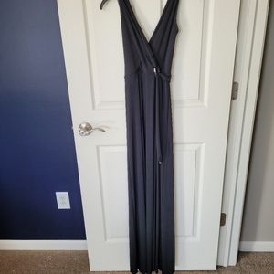 Black maxi dress